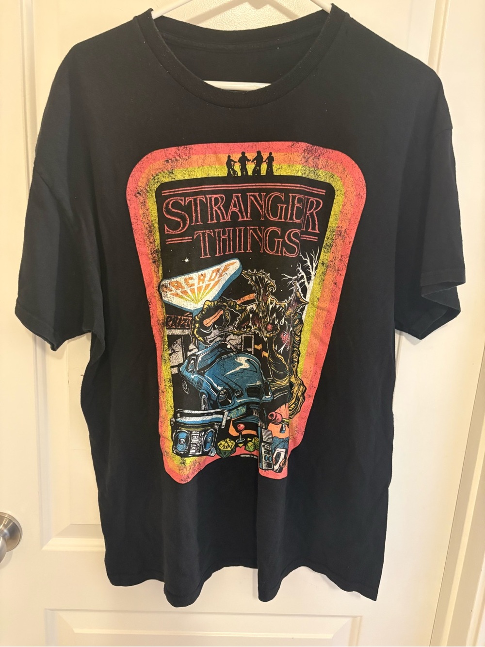 Stranger Things Graphic Tee - Retro Logo Print